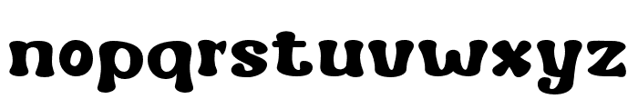 Burkey-ExtraBold Font LOWERCASE