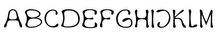 Burkey-ExtraLight Font UPPERCASE