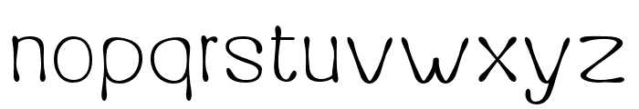 Burkey-Thin Font LOWERCASE