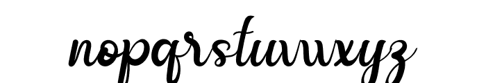 Burkict Font LOWERCASE