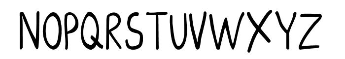 Burlywood Regular Font UPPERCASE