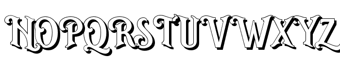 Burmegoulsshadow-Regular Font UPPERCASE