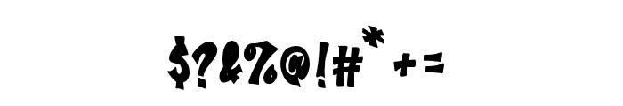 BurningChucky-Regular Font OTHER CHARS