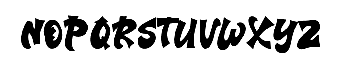 BurningChucky-Regular Font UPPERCASE