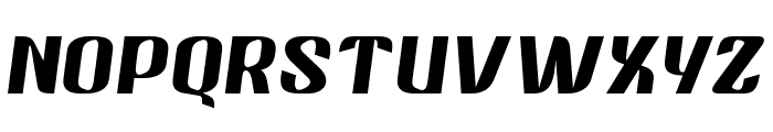 Burnston-Regular Font UPPERCASE