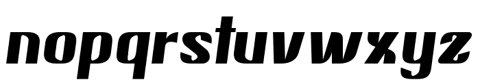 Burnston-Regular Font LOWERCASE