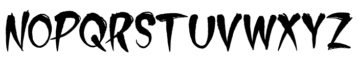 BurntDreams Font UPPERCASE