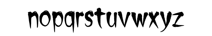 BurntDreams Font LOWERCASE