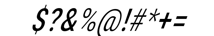 Burry-Italic Font OTHER CHARS