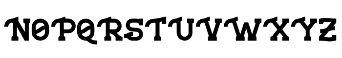 Burtuqol Slab Font UPPERCASE