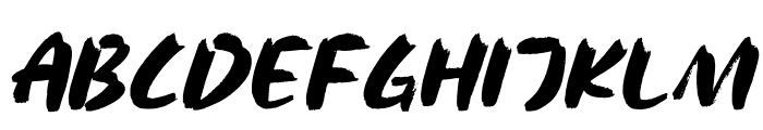 Bushcraft Italic Font LOWERCASE