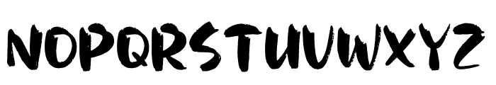 Bushcraft Font UPPERCASE