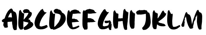 Bushcraft Font LOWERCASE