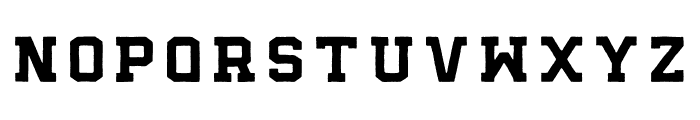 Bushfire-Regular Font UPPERCASE