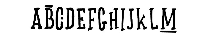 Bushwhack Regular Font LOWERCASE