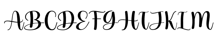 Bushy Regular Font UPPERCASE