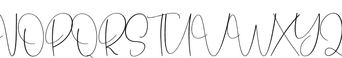 Busines Signature Font UPPERCASE