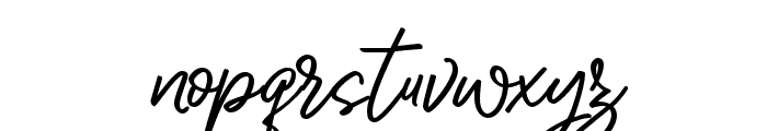 Bustanty Font LOWERCASE