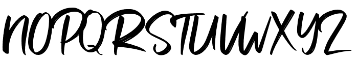 Busten-Regular Font UPPERCASE