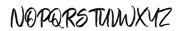 Buster-Regular Font UPPERCASE