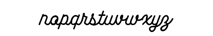 Buster Font LOWERCASE