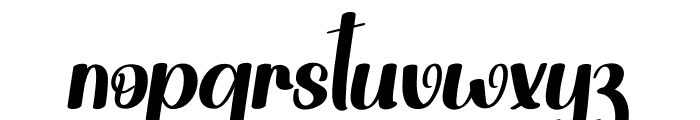 Buston Font LOWERCASE