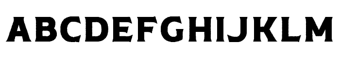 Butcher's Daughter SerifRough Font LOWERCASE