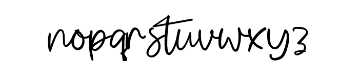 Buterfly Font LOWERCASE