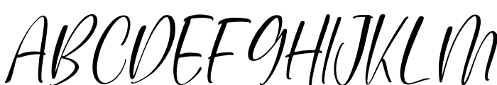 Buterfree Italic Font UPPERCASE