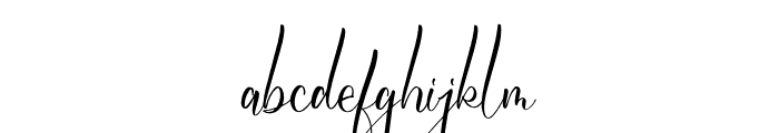 Buthernyla Delmond Font LOWERCASE