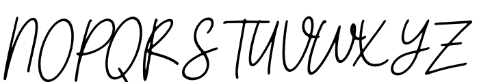 Butlove Italic Font UPPERCASE