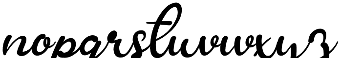 Butnerfly Font LOWERCASE