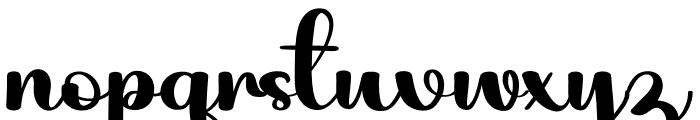 Buttefly Font LOWERCASE