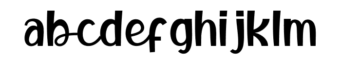 Butter Food Font LOWERCASE