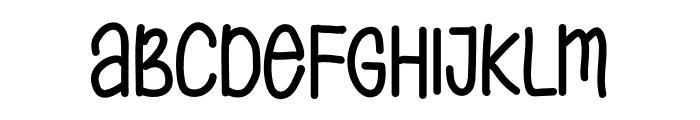 Butter Kitchen Font LOWERCASE