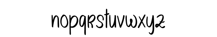 Butter Love Font LOWERCASE