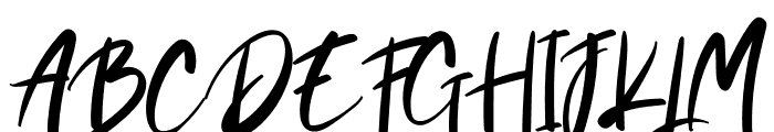 Butter Signature Font UPPERCASE