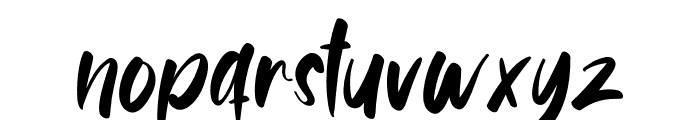 Butter Signature Font LOWERCASE