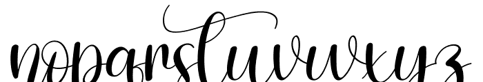 Butter Winter Font LOWERCASE
