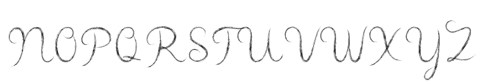 Butterbrush Font UPPERCASE