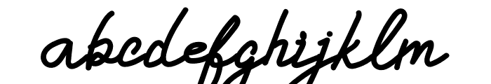 Buttercotch Font LOWERCASE