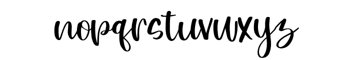 Buttercup Regular Font LOWERCASE