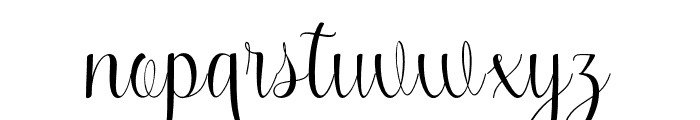 Butterflay Font LOWERCASE