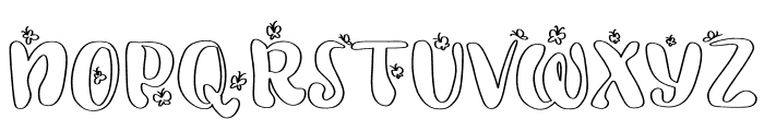 Butterfly-1 Regular Font UPPERCASE