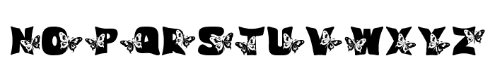 Butterfly Bright Bliss Regular Font UPPERCASE