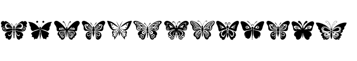 Butterfly Buddy Regular Font UPPERCASE