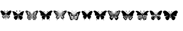 Butterfly Buddy Regular Font UPPERCASE