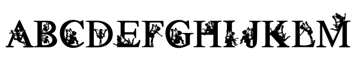 Butterfly Fairies Font UPPERCASE