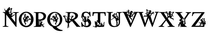 Butterfly Fairies Font UPPERCASE
