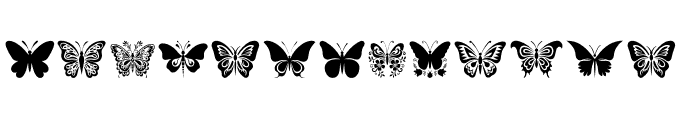 Butterfly Fusion Regular Font UPPERCASE